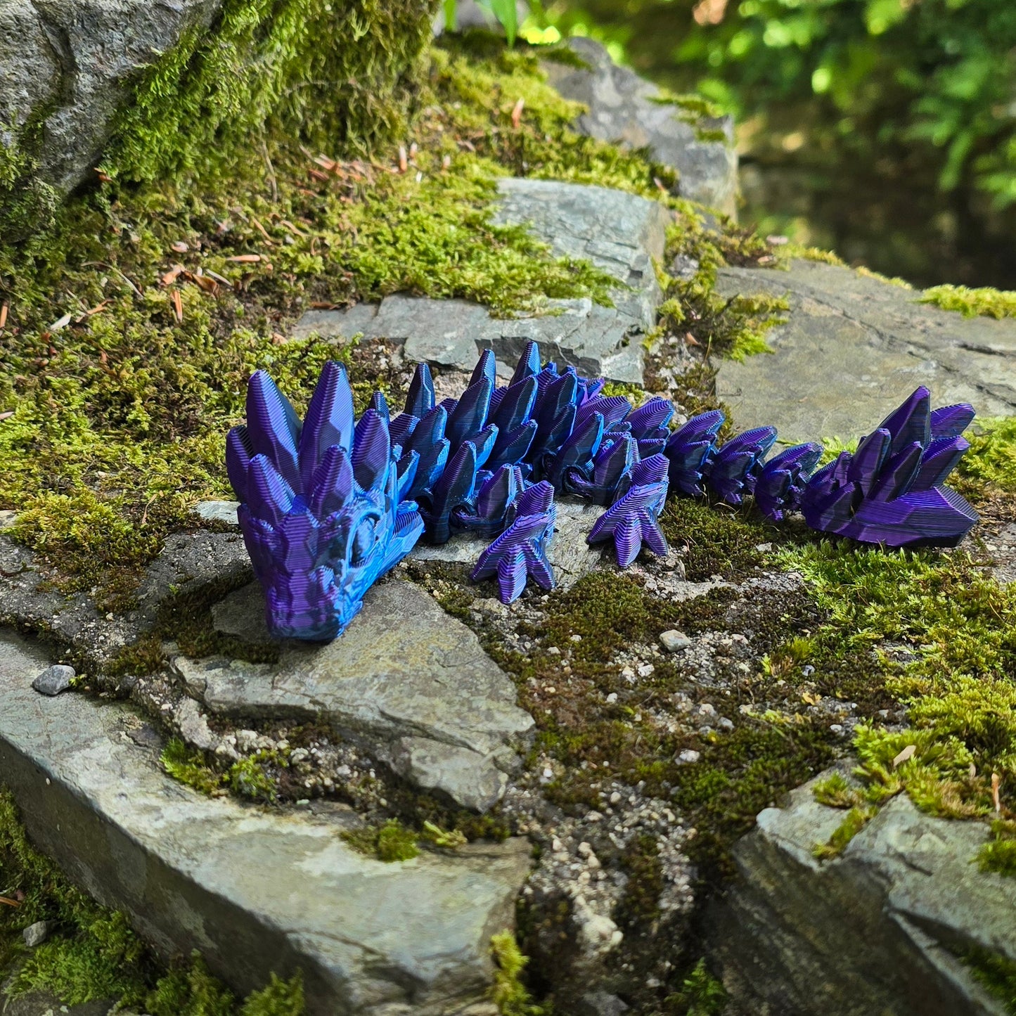 Iridescent Gemstone Baby Dragon