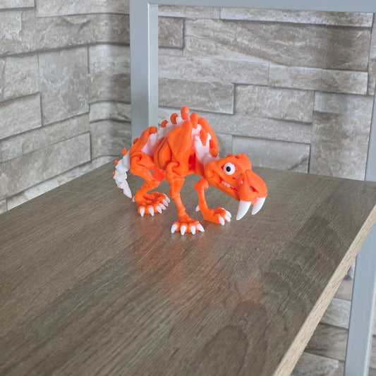 Articulated Sabretooth Dinosaur