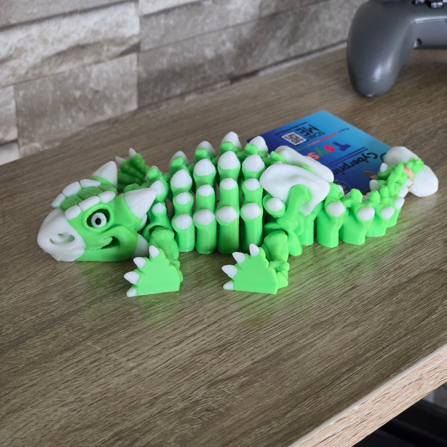 Articulated Anklyosaurus Dinosaur With Stand