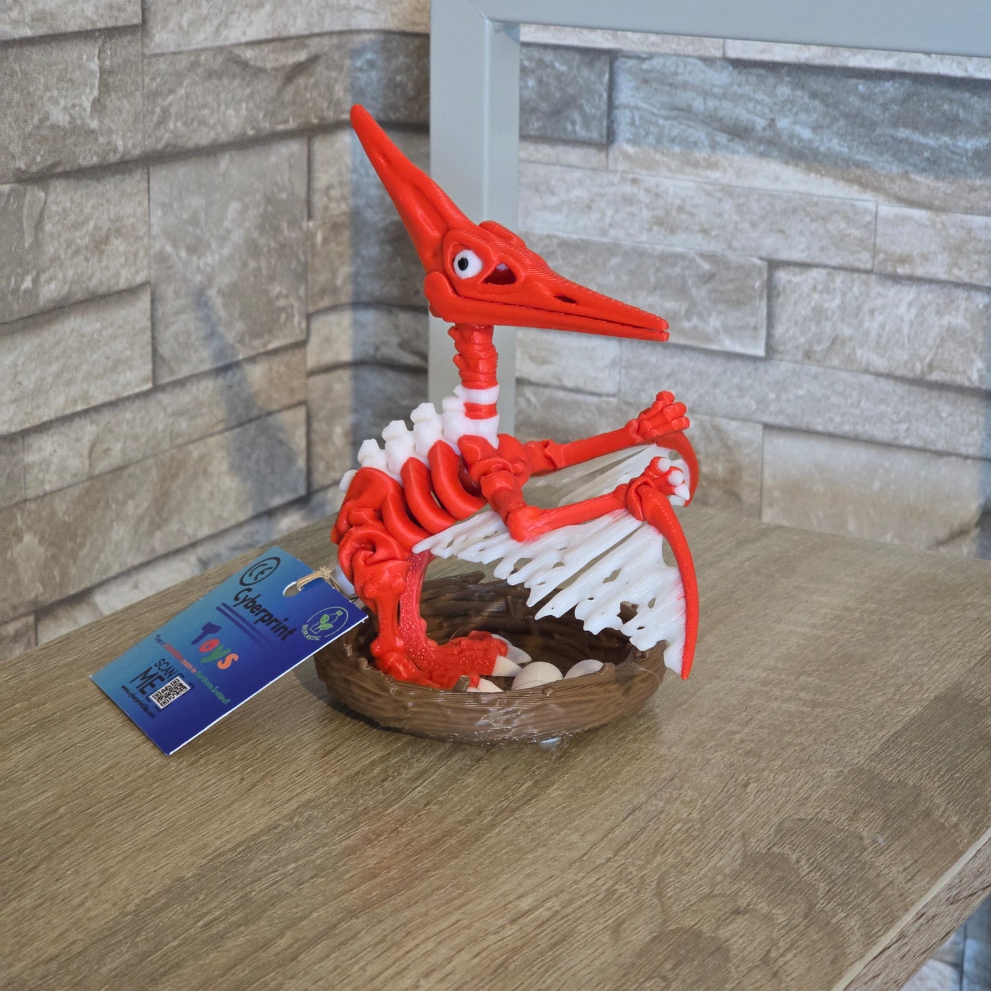 Articulated Skeleton Pteranodon With Stand