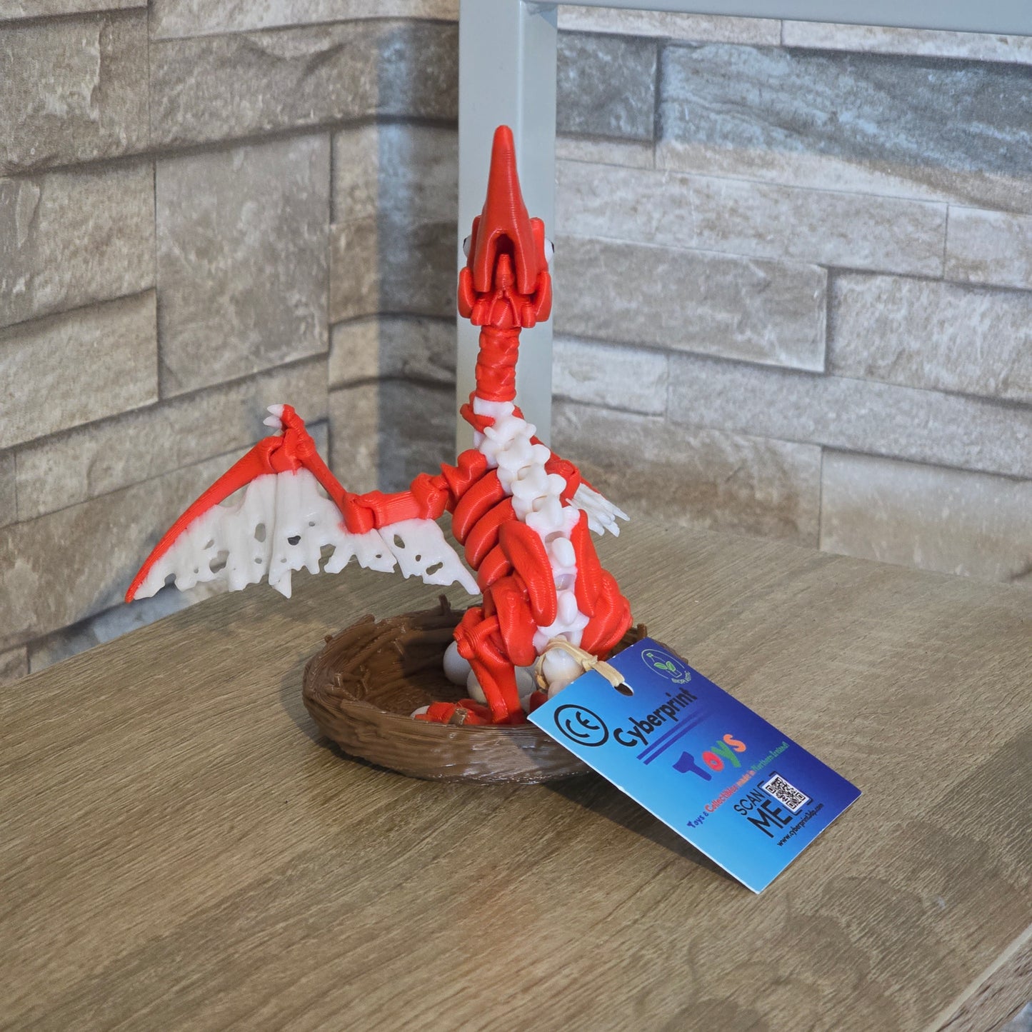 Articulated Skeleton Pteranodon With Stand